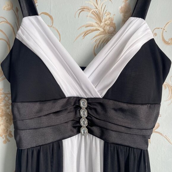 Vintage Y2K Taboo Women Evening Gown Size M Maxi Dress Formal Prom Made In USA - Picture 4 of 10